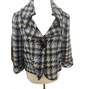 Ellen Tracy Cropped Tweed/Boucle Jacket Size 12P